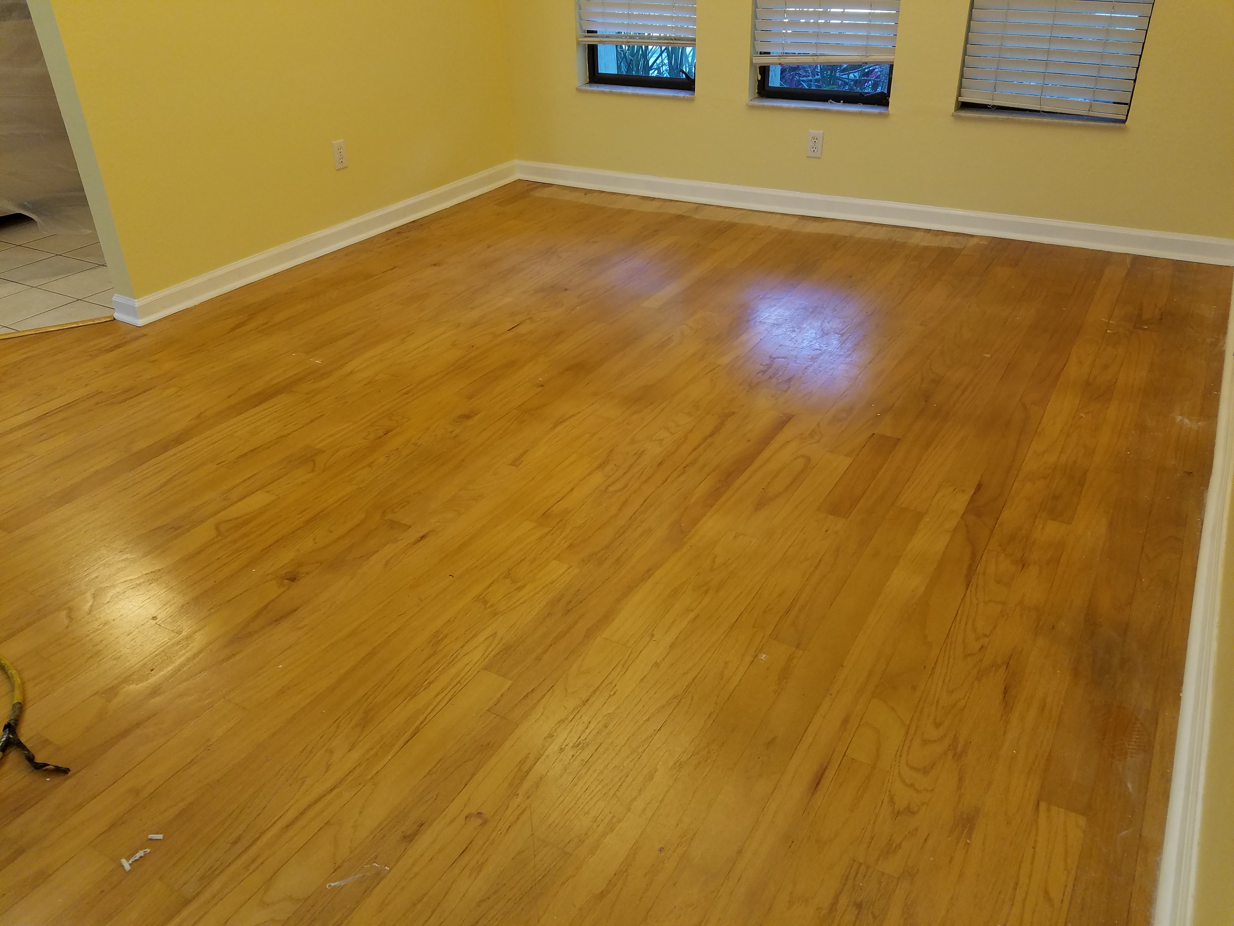Newly Refinished Floor B&M Hardwood Floors